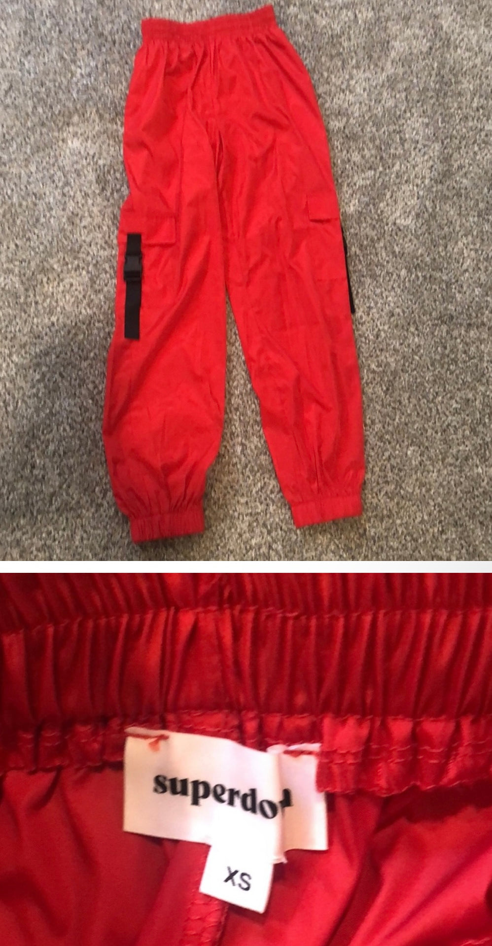 Revolve New/Used Cargo Joggers with Minnie Crop Top