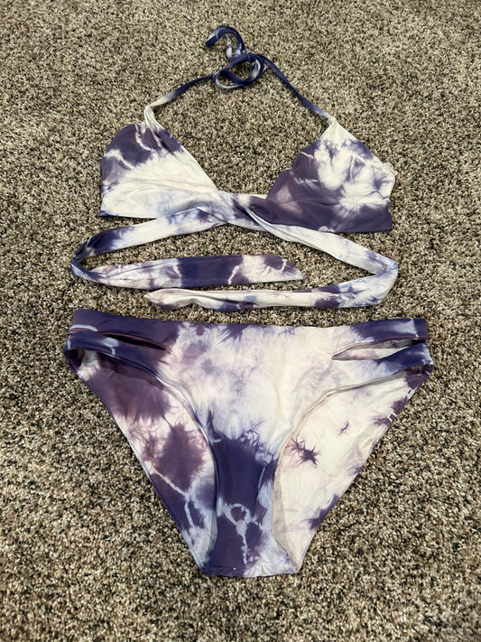 Dippin Daisy's Blue Tie-Dye Bikini